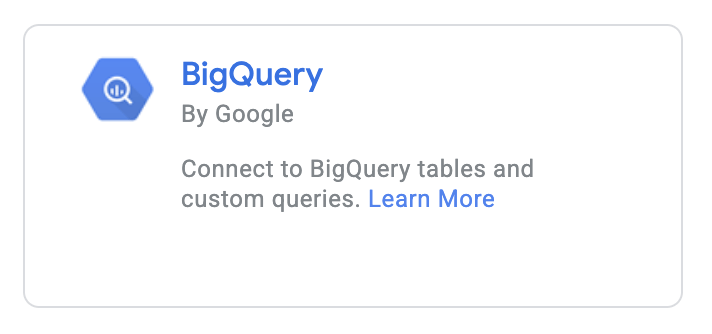 Google BigQuery Connector